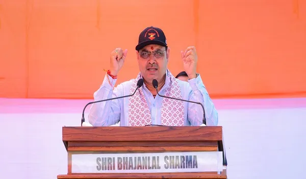 चूरू में बोले मुख्यमंत्री भजनलाल शर्मा, कहा-  हमारा देश पीएम मोदी के नेतृत्व में रक्षा के क्षेत्र में आत्मनिर्भर बन रहा