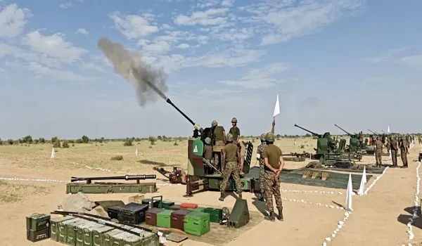 पोकरण फील्ड फायरिंग रेंज में सेना का हाईइंटेंसिटी एयर डिफेंस फायरिंग अभ्यास, ईरान-अमेरिका के बीच बढ़ते तनाव के बीच सेना ने परखा एयर डिफेंस सिस्टम