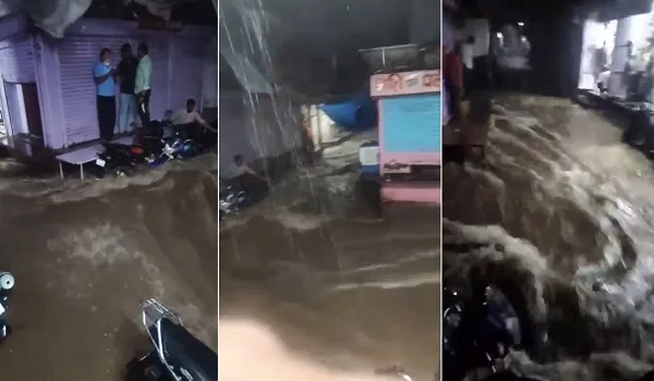लालसोट में बारिश और अंधड़ ने जमकर मचाई तबाही, शहर की सड़कें व बाजार बने दरिया