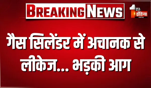 कोटपूतली में गैस सिलेंडर में अचानक से लीकेज... भड़की आग, होटल पर खाना बना रहे पिता-पुत्र झुलसे