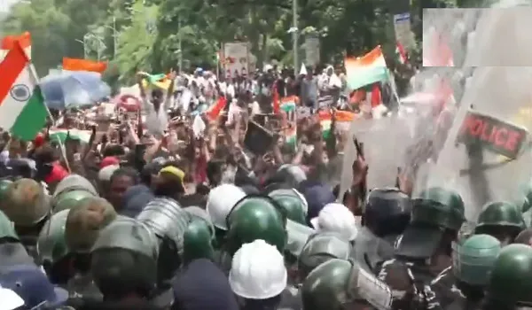 VIDEO:रांची में JPSC-JSSC उम्मीदवारों का विरोध-प्रदर्शन, प्रदर्शनकारी छात्रों पर पानी की बौछार, देवेंद्र नाथ महतो बोले-मांगे पूरी होने तक आंदोलन रहेगा जारी