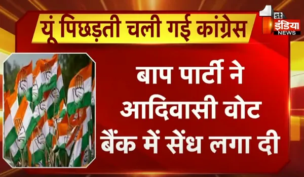 सत्ता के द्वार के किले में पंजे की कमजोर होती पकड़, मेवाड़-वागड़ अंचल में कांग्रेस की खिसकी जमीन