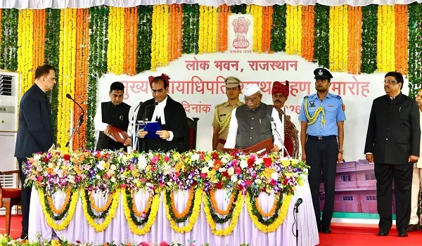 राजस्थान हाईकोर्ट के 44वें मुख्य न्यायाधिपति बनें जस्टिस संजय के. अग्रवाल, राज्यपाल हरिभाऊ बागड़े ने दिलाई पद-गोपनीयता की शपथ