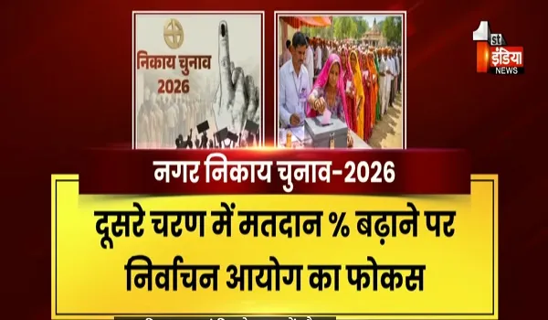 VIDEO: नगर निकाय चुनाव: दूसरे चरण में ‘मिशन 86%’, सुरक्षा के पुख्ता इंतजाम, करीब 700 संवेदनशील और 3,500 क्रिटिकल बूथ चिन्हित