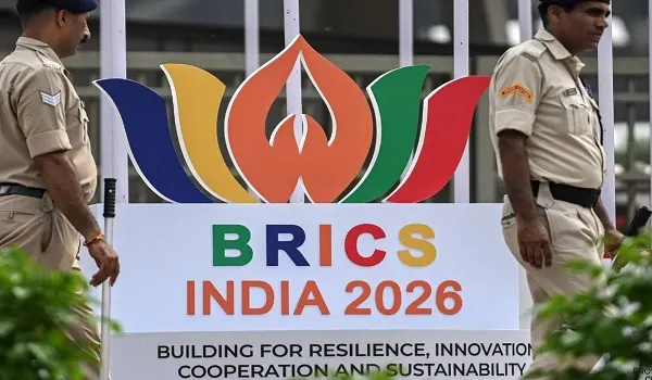 भारत की BRICS अध्यक्षता 2026 के लोगो में कमल को बनाया गया मुख्य आधार, कमल भारत की राष्ट्रीय पहचान, पवित्रता, दृढ़ता और प्रगति का प्रतीक