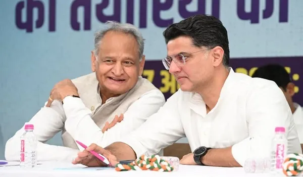 कांग्रेस के दो दिग्गजों में आज दिखी बेहतर केमेस्ट्री ! अशोक गहलोत और सचिन पायलट दिखे आज बिल्कुल अलग मूड में