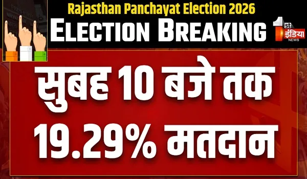 Panchayat Elections 2026: सुबह 10 बजे तक 19.29% मतदान, जोधपुर की समराऊ पंचायत समिति में सर्वाधिक 29.61% मतदान