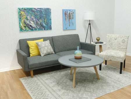 Hip Living Room Rental Furniture Set