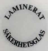 Märkning - Laminerat säkerhetsglas