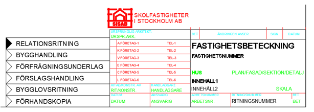 Ritningsstämpel skola och förskola