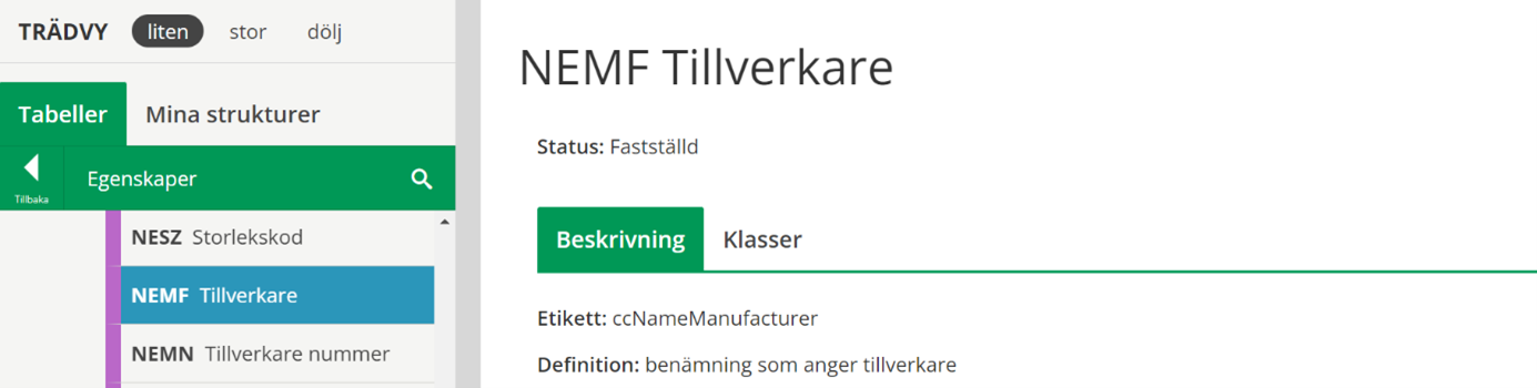 CoClass egenskaper