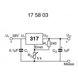 Állítható feszültségszabályzó, 0,1 A, pozitív, ON Semiconductor LM317LZ, TO-92, 1.2 - 37 V 2. kép