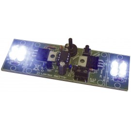 LED-es villogó építőkészlet, nagyteljesítményű, 2 csatornás, 12V, MK180 2. kép