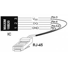 Hőmérséklet kapcsoló modul, 10-15V/DC, -55...+125 °C, H-Tronic 7. kép