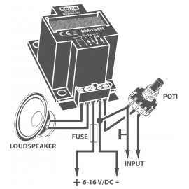 Univerzális előerősítő modul, Kemo M034N 2. kép