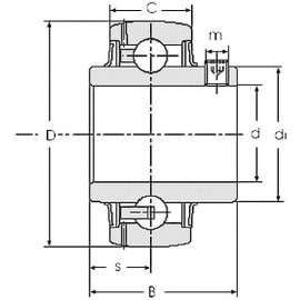 CSAPÁGY UC204 / YAR204 / GYE 20 KRRB 3. kép