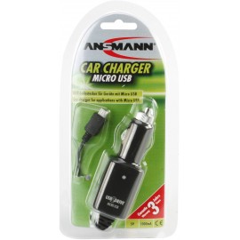 Szivargyújtós Micro USB töltő adapter 12-24V/1A Ansmann Car Charger 5707173-510 3. kép