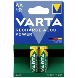 Ceruza akku AA, NiMH, 1,2V 2600 mAh, 2 db, Varta Ready2Use LR06, AA, LR6, AAB4E, AM3, 815, E91, LR6N