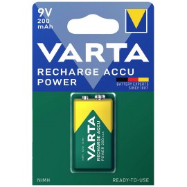 9V akku NiMH 8,4 V 200 mAh, Varta Power Ready2Use 6LR61, HR6F22, HR9V, HR22, 6LR21, 6AM6, 6LP3146, M 2. kép