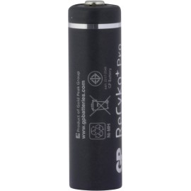 Ceruza akku AA, NiMH, 1,2V 2050 mAh, 4 db, GP ReCyko+ LR06, AA, LR6, AAB4E, AM3, 815, E91, LR6N 3. kép