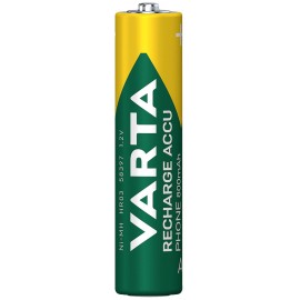 Mikroceruza akku AAA NiMH, 1,2V 800 mAh, 2 db, Varta Phonepower HR3, HR03, UO100557, DC2400, DC2400B 2. kép