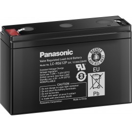 Panasonic karbantartás mentes zselés akkumulátor, 6 V 12 Ah