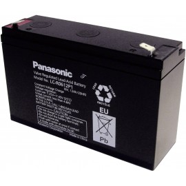 Panasonic karbantartás mentes zselés akkumulátor, 6 V 12 Ah 2. kép