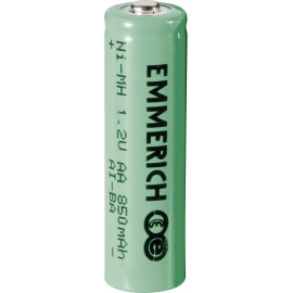 Ceruza akku AA, NiMH, 1,2V 850 mAh, Emmerich LR06, AA, LR6, AAB4E, AM3, 815, E91, LR6N