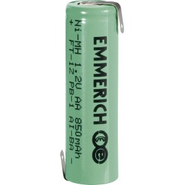 Forrasztható ceruza akku AA NiMH 1,2V 850 mAh, forrfüles, Emmerich FT-1Z