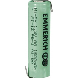 Forrasztható ceruza akku AA NiMH 1,2V 1500 mAh, forrfüles, Emmerich FT-1Z