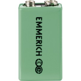 9V akku NiMH 9,6 V 200 mAh, Emmerich 6LR61, HR6F22, HR9V, HR22, 6LR21, 6AM6, 6LP3146, MN1604, E Bloc