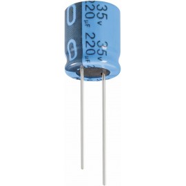 Elektrolit kondenzátor, radiális, álló, RM 2 mm 47 µF 35 V 20 % Ø 5 x 11 mm Jianghai ECR1VPT470MFF20