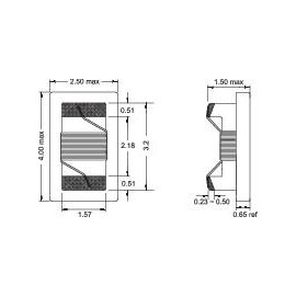 SMD HF induktivitás 220NH 1206AS-R22J 2. kép