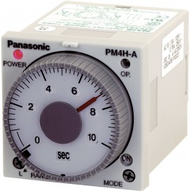 Panasonic multifunkciós időkapcsolórelé, 2 áramkör, 100-240V/AC, 250V/5A, PM4HAHA240J
