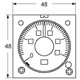 Panasonic multifunkciós időkapcsolórelé, 2 áramkör, 100-240V/AC, 250V/5A, PM4HAHA240J 4. kép