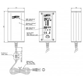 Univerzális hálózati adapter, asztali tápegység 5 - 15 V/DC 2250mA max.27W Ansmann APS2250L 5311133- 6. kép