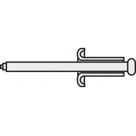 Popszegecs, DIN 7337, 3 X 7 mm, 10 részes