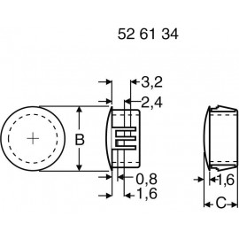 Lyuk lezáró dugó 7,8x8 mm