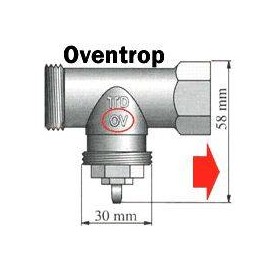Adapter Oventrop radiátorszelephez M30x1, 700 100 002 2. kép