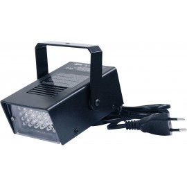 LED-es diszkó stroboszkóp villogó, 24 LED-es 230V Eurolite 52200650