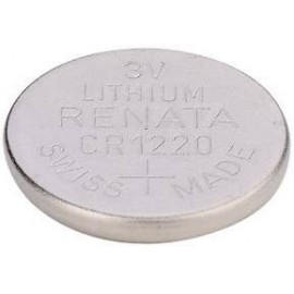 CR1220 lítium gombelem, 3 V, 40 mA, Renata BR1220, DL1220, ECR1220, KCR1220, KL1220, KECR1220, LM122