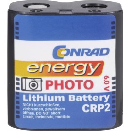 CR-P2 fotóelem, lítium, 6V 1400 mAh, Conrad Energy EL223AP, K223LA, RLP2, EL223APBP, DL223A, 5024LC,