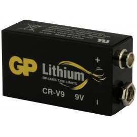 9V-os elem, lítium, 9V, 800 mAh, GP CR-9V 6LR61, 6LR21, 6AM6, 6LP3146, MN1604, A1604, E Block, LR22 2. kép