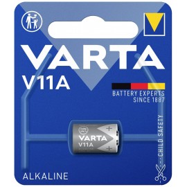 11A alkáli elem, távirányító elem, 6V 38 mAh, Varta Professional A11, E11A, V11A, V11PX, V11GA, L101