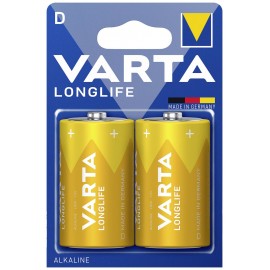 Góliát elem D, alkáli mangán, 1,5V, 2 db, Varta Longlife Max LR20, D, AM1, XL, MN1300, 813, E95, LR2 2. kép