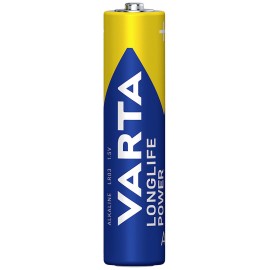 Mikroelem AAA, alkáli mangán 1220 mAh 1,5V 4 db, Varta Longlife Power 2. kép