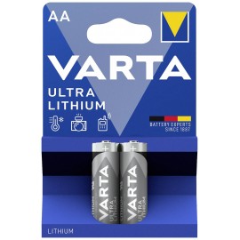 Ceruzaelem készlet, AA, lítium, 1,5V 2900 mAh, 2 db, Varta Professional LR06, AA, LR6, AAB4E, AM3, 8