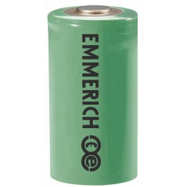 2/3 AA lítium elem, 3,6V 1600 mAh, 14,5 x 33,5 mm, Emmerich