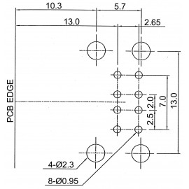 Beépíthető USB 2.0 csatlakozóaljzat - 2 portos 2. kép