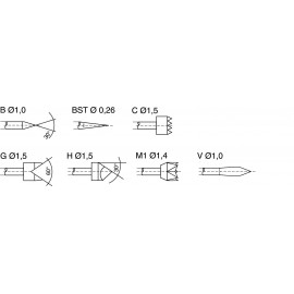 Beépíthető, szerelhető mérőhegy, mérőtüske, " G"  sorozat PTR 1025-G-1.5N-AU 1.5